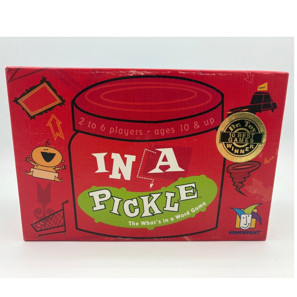 In‎ A Pickle Gamewright Card Game 2004 Word Association Party Game Red Good
